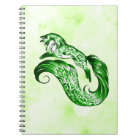 Hand Coloured Nature's Spirit Notebook by Mei Yu