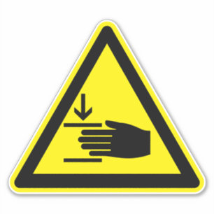 Hand Crush Force From Above Label