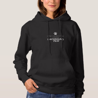Hand dachshund paw dog dogs dog owner dog dad   hoodie