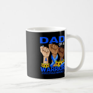 Hand Dad Of A Warrior Hydrocephalus Awareness Sunf Coffee Mug
