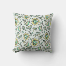Hand draw abstract floral pattern