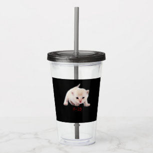 Hand Draw Funny Burmilla Cat Japan Dad Mum Bro Acrylic Tumbler