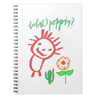 hand drawing baby  notebook
