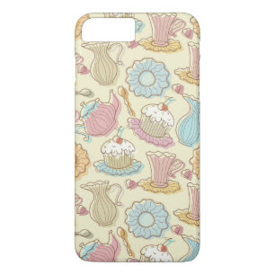 Hand Drawing Dishes Silhouettes Case-Mate iPhone Case