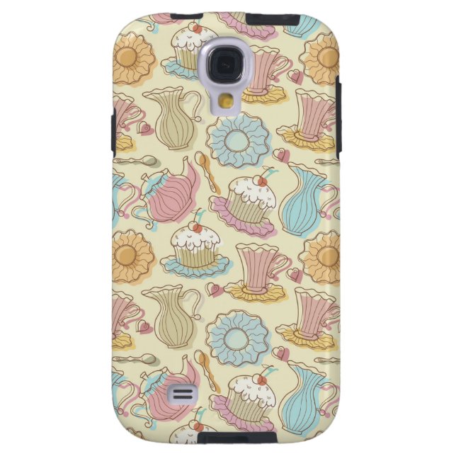 Hand Drawing Dishes Silhouettes Case-Mate Samsung Galaxy Case (Back)