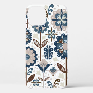 Hand drawing, flowers, bouquets, card, multicolor  iPhone 12 case