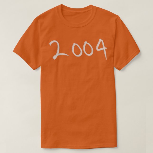 Hand Drawn 2004 T-Shirt (Design Front)