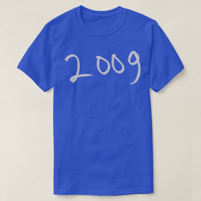 Hand Drawn 2009 T-Shirt (Design Front)