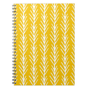 Hand Drawn Abstract Floral Pattern Notebook