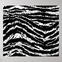 Hand Drawn Abstract Two Colours Zebra Stripes Repe