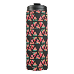 Hand Drawn Abstract Watermelon Pattern Thermal Tumbler