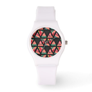 Hand Drawn Abstract Watermelon Pattern Watch
