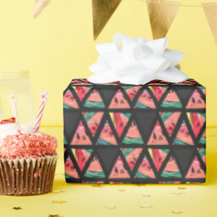 Hand Drawn Abstract Watermelon Pattern Wrapping Paper