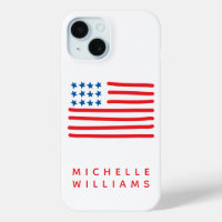Hand Drawn American Flag | Personalised