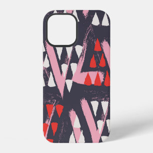 Hand-Drawn Artistic Pattern Display iPhone 12 Case