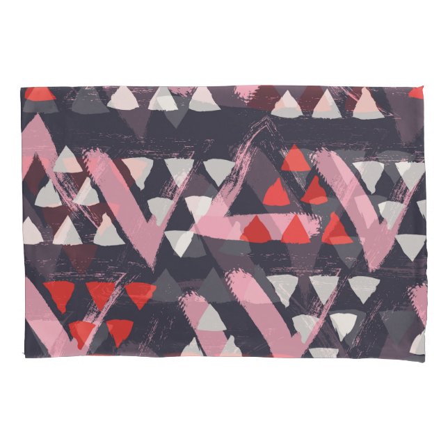 Hand-Drawn Artistic Pattern Display Pillowcase (Front)