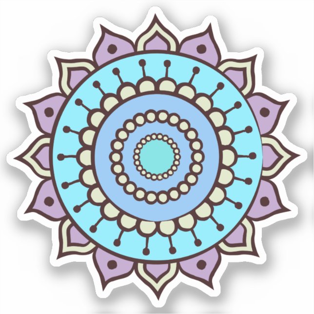 Hand Drawn Artwork Custom-Cut Vinyl Sticker (Front)