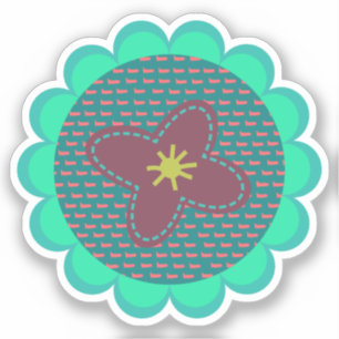 Hand Drawn Artwork Custom-Cut Vinyl Sticker