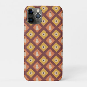 Hand Drawn Autumn Diamond Pattern Case-Mate iPhone Case