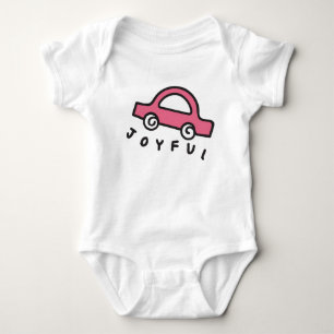 Hand Drawn Beach Ball Baby Bodysuit
