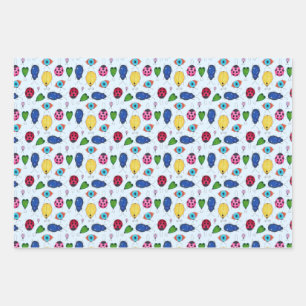 Hand-Drawn Beetle Collection Wrapping Paper