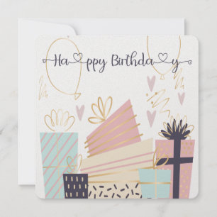 Hand Drawn Birthday Card