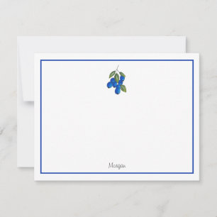Hand Drawn Blueberries Card