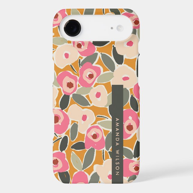 Hand-Drawn Bold Inky Floral Pattern- Sunlit Meadow (Back)