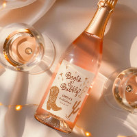 Hand Drawn Boots and Bubbly Bridal Shower