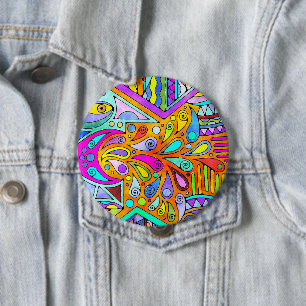 Hand Drawn By EDDArt - Blah Blah Blah 1 10 Cm Round Badge