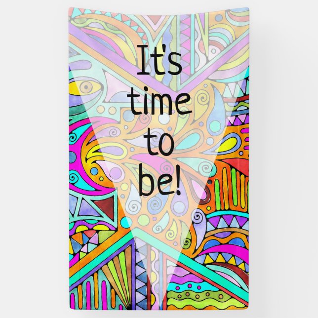 Hand Drawn By EDDArt - Blah Blah Blah 1 Banner (Vertical)