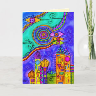 Hand Drawn By EDDArt - Come together 2 Card