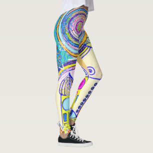 Hand Drawn By EDDArt - Come together 8 Leggings
