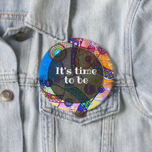 Hand Drawn By EDDArt - Dream Scale 1 10 Cm Round Badge