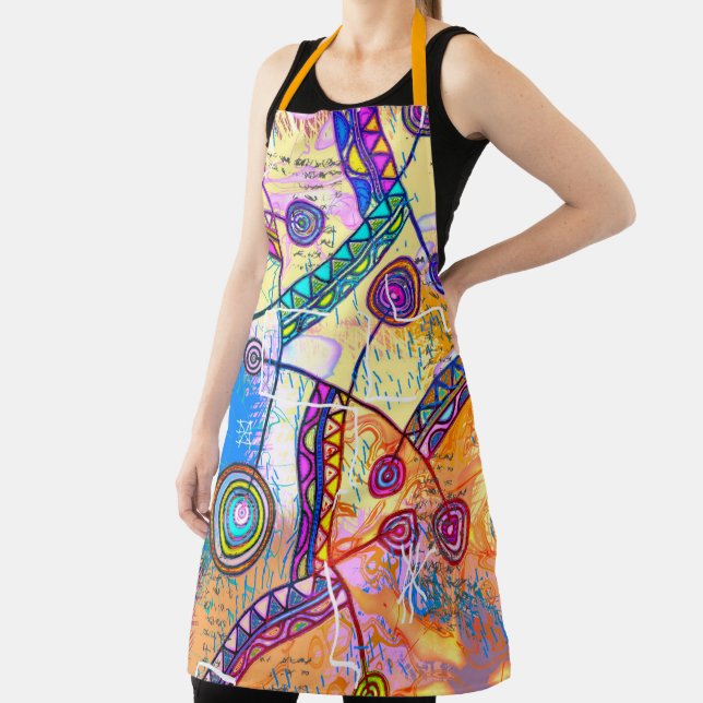 Hand Drawn By EDDArt - Dream Scale 1 Apron (Insitu)