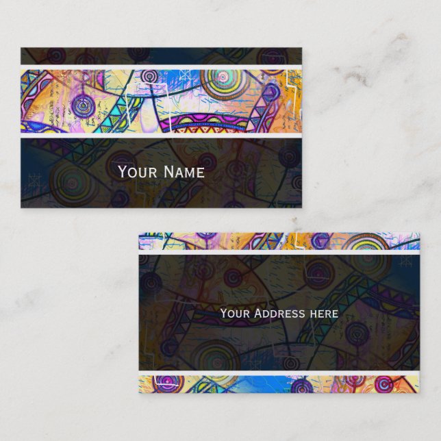 Hand Drawn By EDDArt - Dream Scale 1 Business Card (Front/Back)