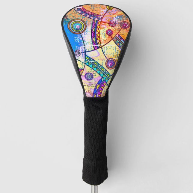 Hand Drawn By EDDArt - Dream Scale 1 Golf Head Cover (Front)