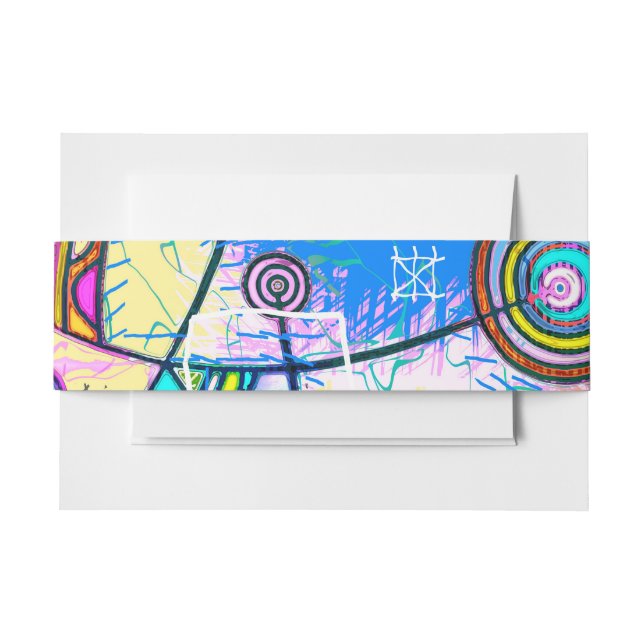 Hand Drawn By EDDArt - Dream Scale 1 Invitation Belly Band (Front Example)