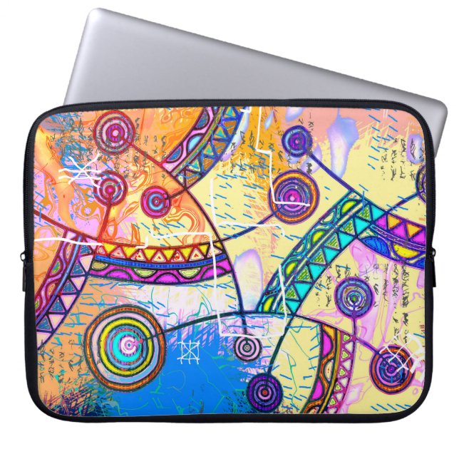 Hand Drawn By EDDArt - Dream Scale 1 Laptop Sleeve (Front)