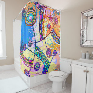Hand Drawn By EDDArt - Dream Scale 1 Shower Curtain