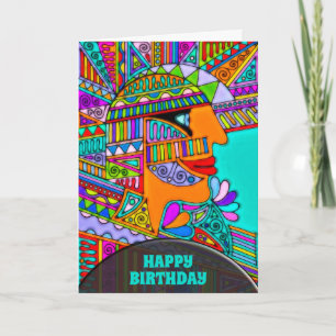 Hand Drawn By EDDArt - Pharaoh 1 Card