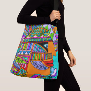 Hand Drawn By EDDArt - Pharaoh 1 Crossbody Bag