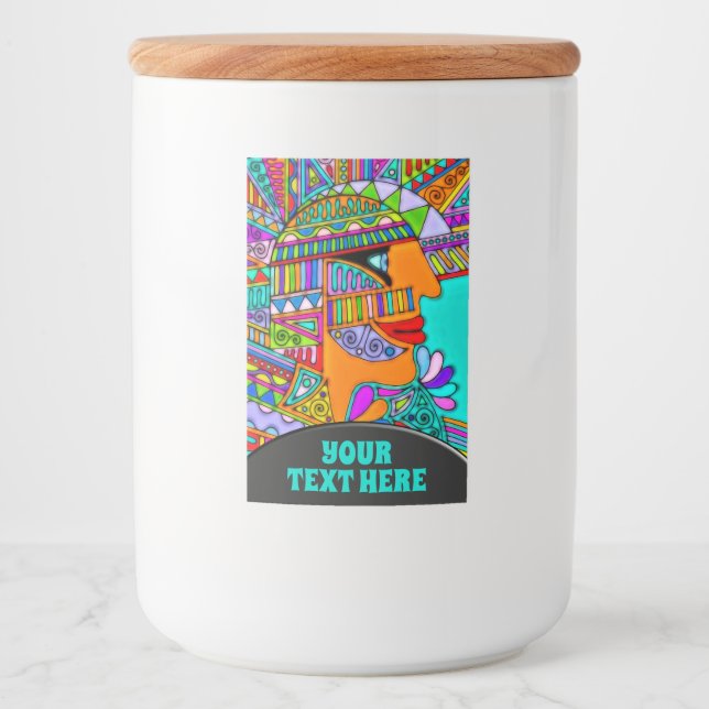 Hand Drawn By EDDArt - Pharaoh 1 Food Label (Front)