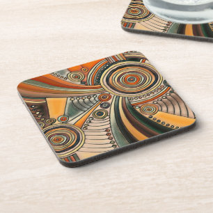 Hand Drawn By EDDArt - Thoughts 1 Coaster