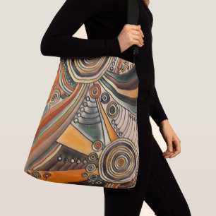 Hand Drawn By EDDArt - Thoughts 1 Crossbody Bag