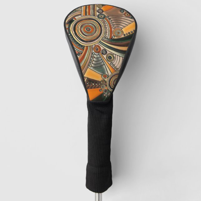 Hand Drawn By EDDArt - Thoughts 1 Golf Head Cover (Front)