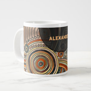 Hand Drawn By EDDArt - Thoughts 1 Large Coffee Mug