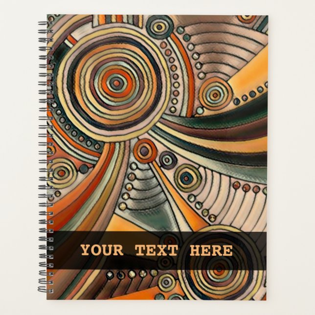 Hand Drawn By EDDArt - Thoughts 1 Planner (Front)
