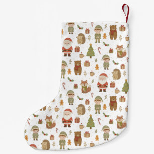 Hand Drawn Christmas Woodland - Christmas Stocking