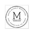 Hand-drawn Circles | Custom Initial Return Address